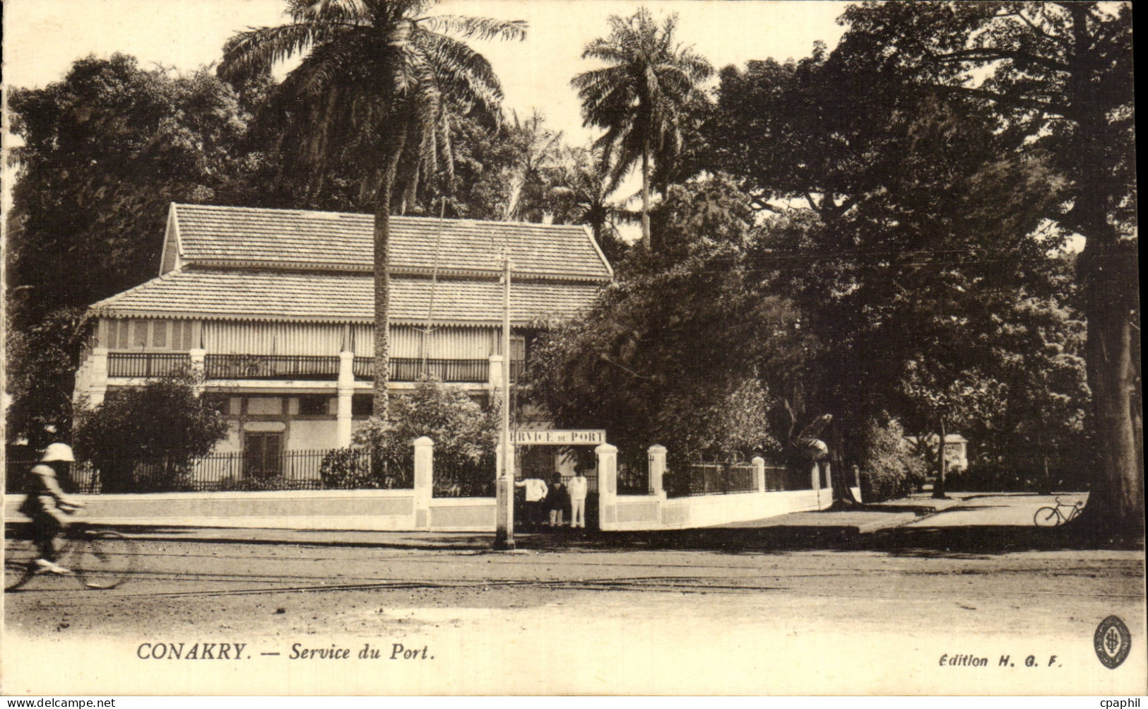 CPA Guinee Conakry Service du port