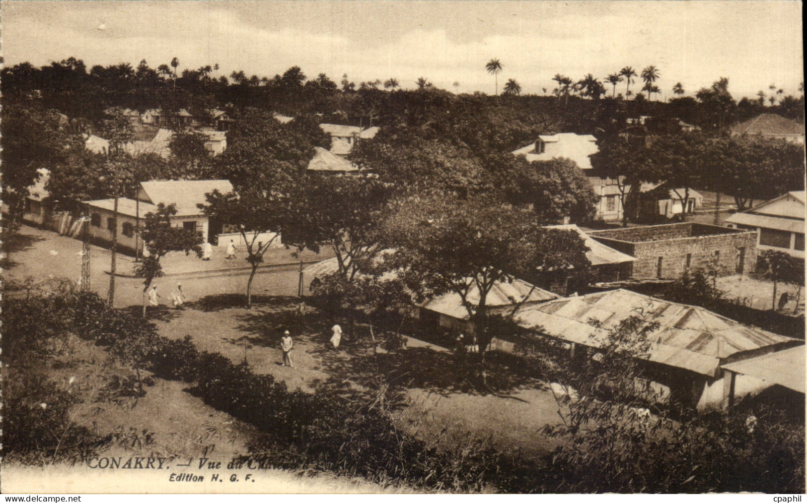 CPA Guinee Conakry Vue du chateau