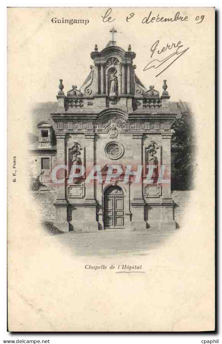 CPA Guingamp Chapelle de l'Hopital