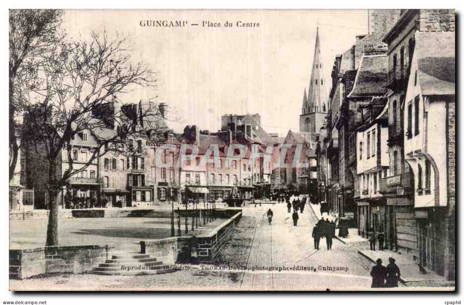 CPA Guingamp Place du centre