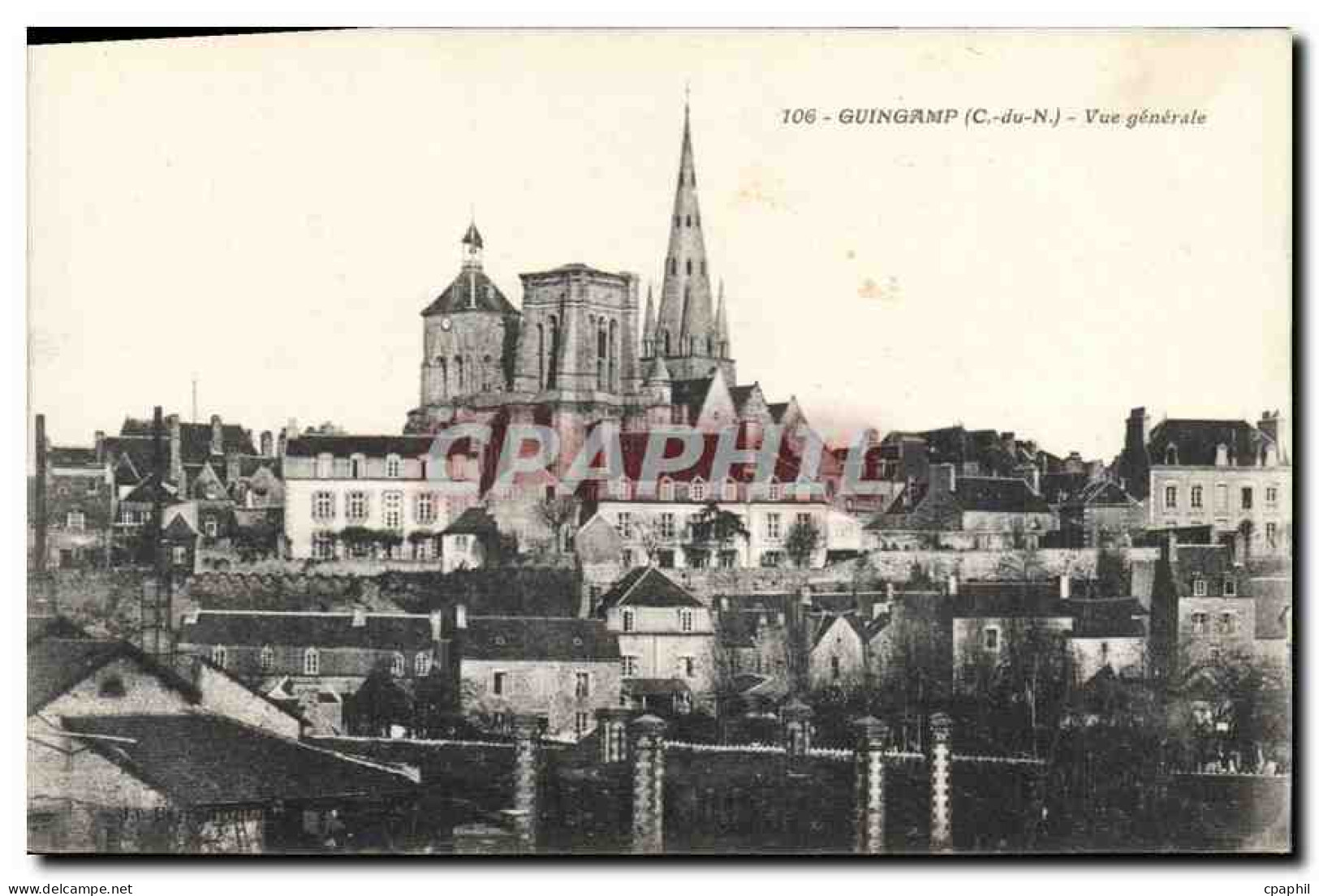 CPA Guingamp Vue generale
