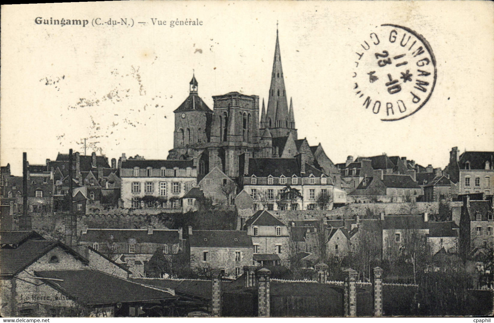 CPA Guingamp Vue generale