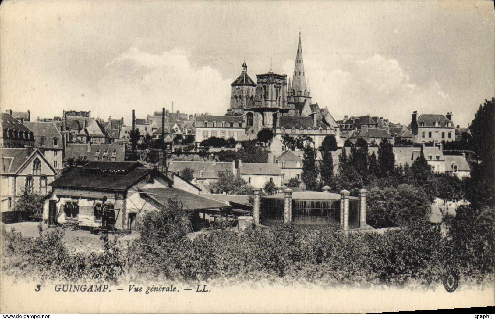 CPA Guingamp Vue generale
