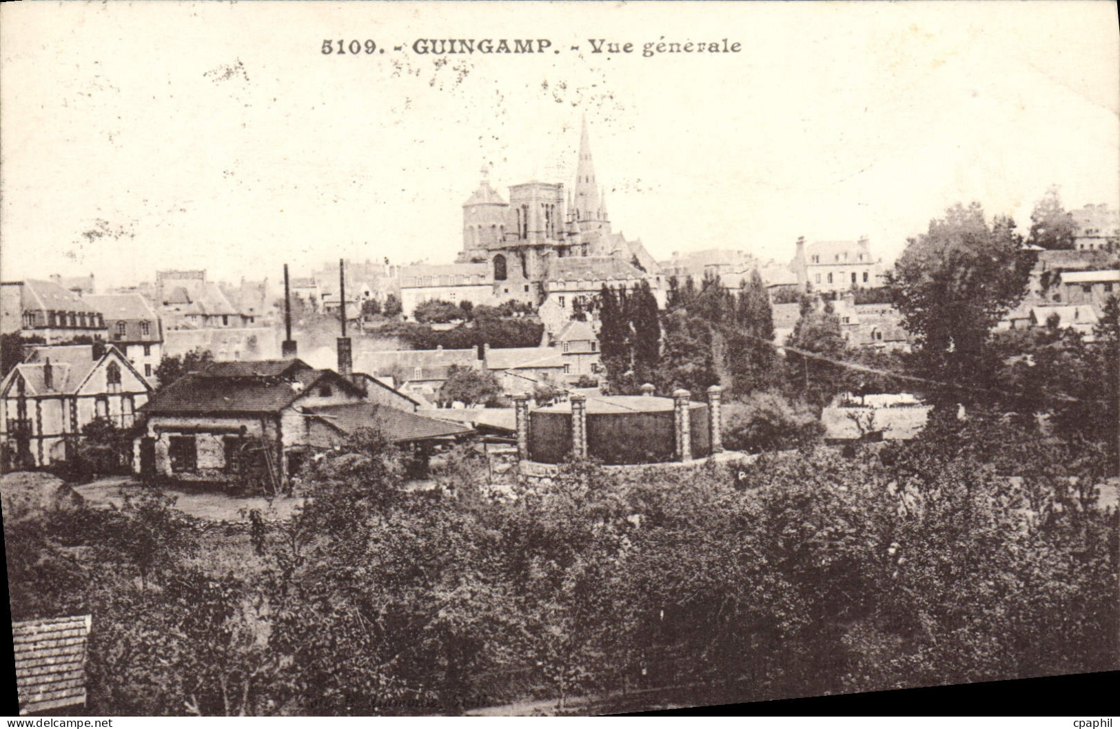 CPA Guingamp Vue Generale