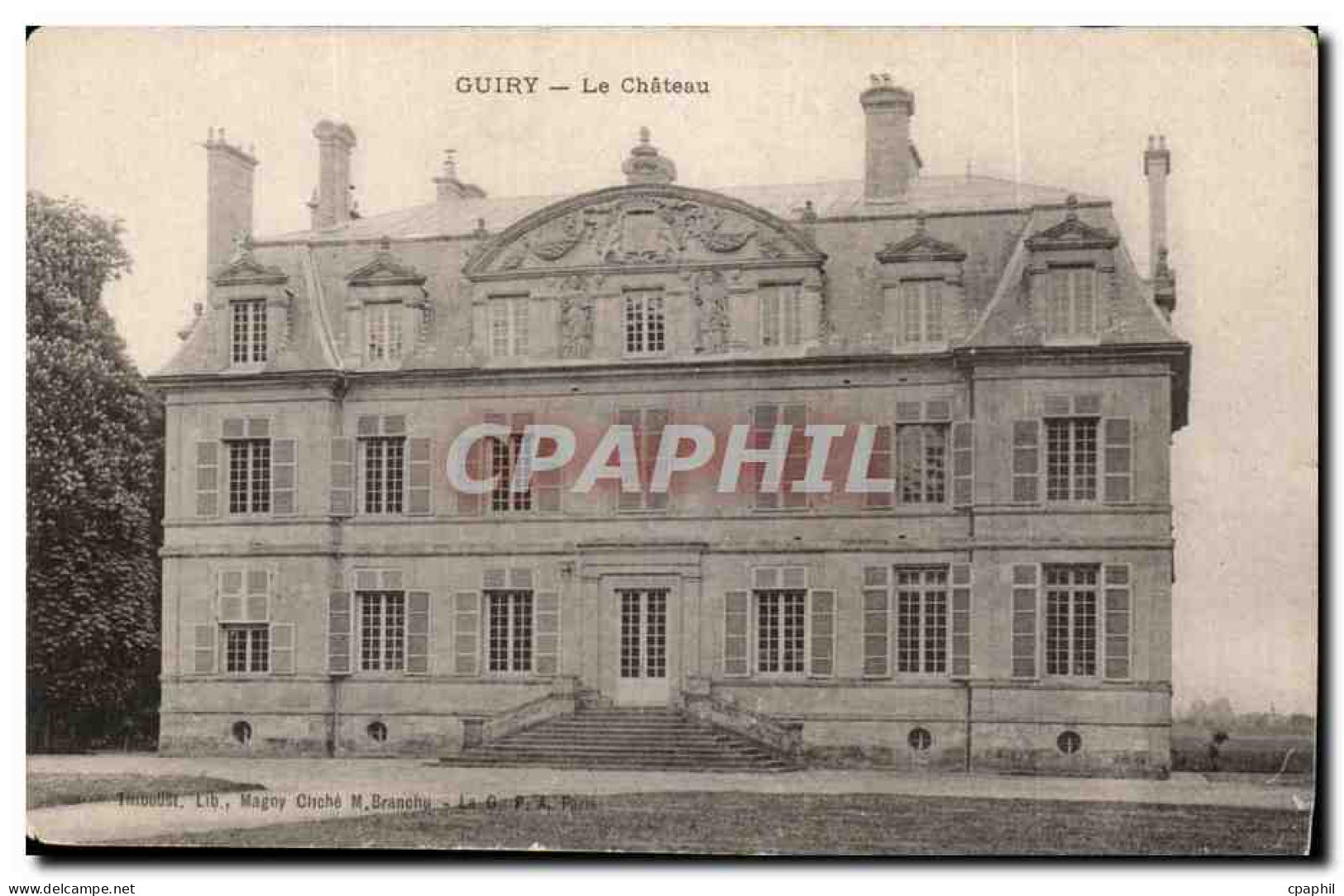 CPA Guiry Le Chateau