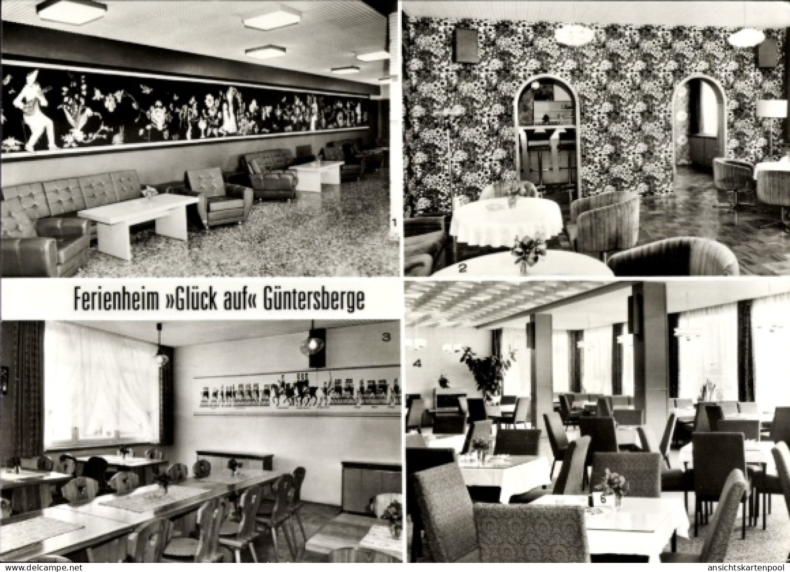 CPA Güntersberge Harzgerode am Harz, Ferienheim Glück auf, VEB Braunkohlenwerk Sobottka Röblingen