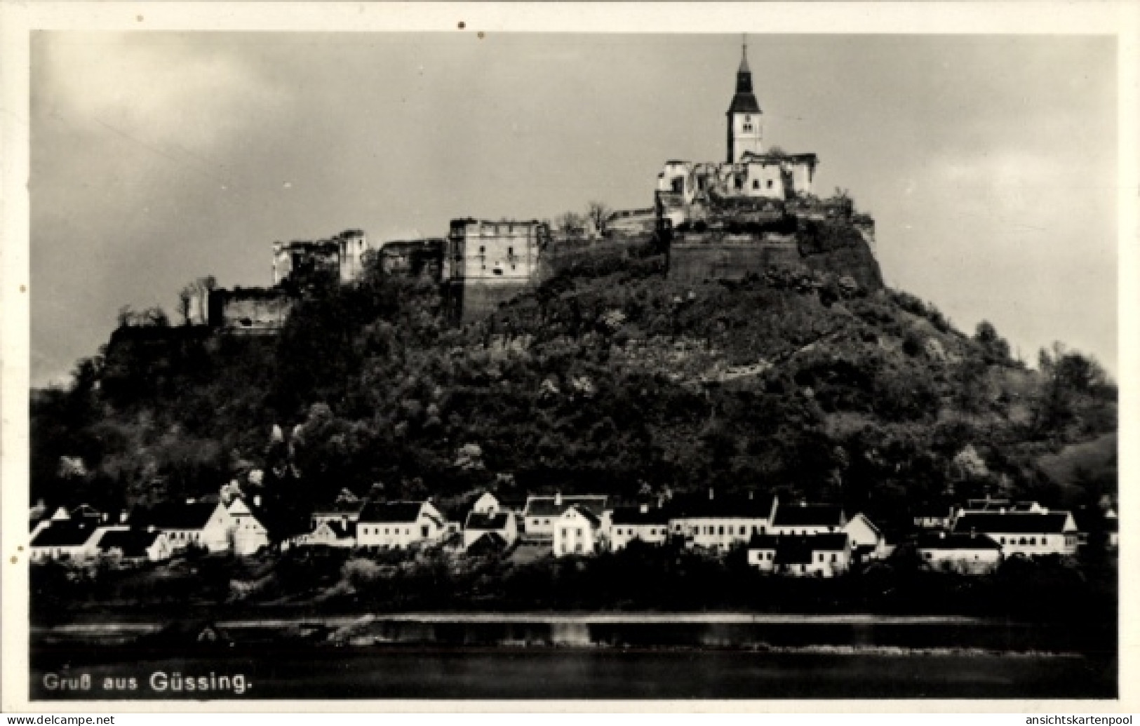 CPA Güssing im Burgenland, Gesamtansicht