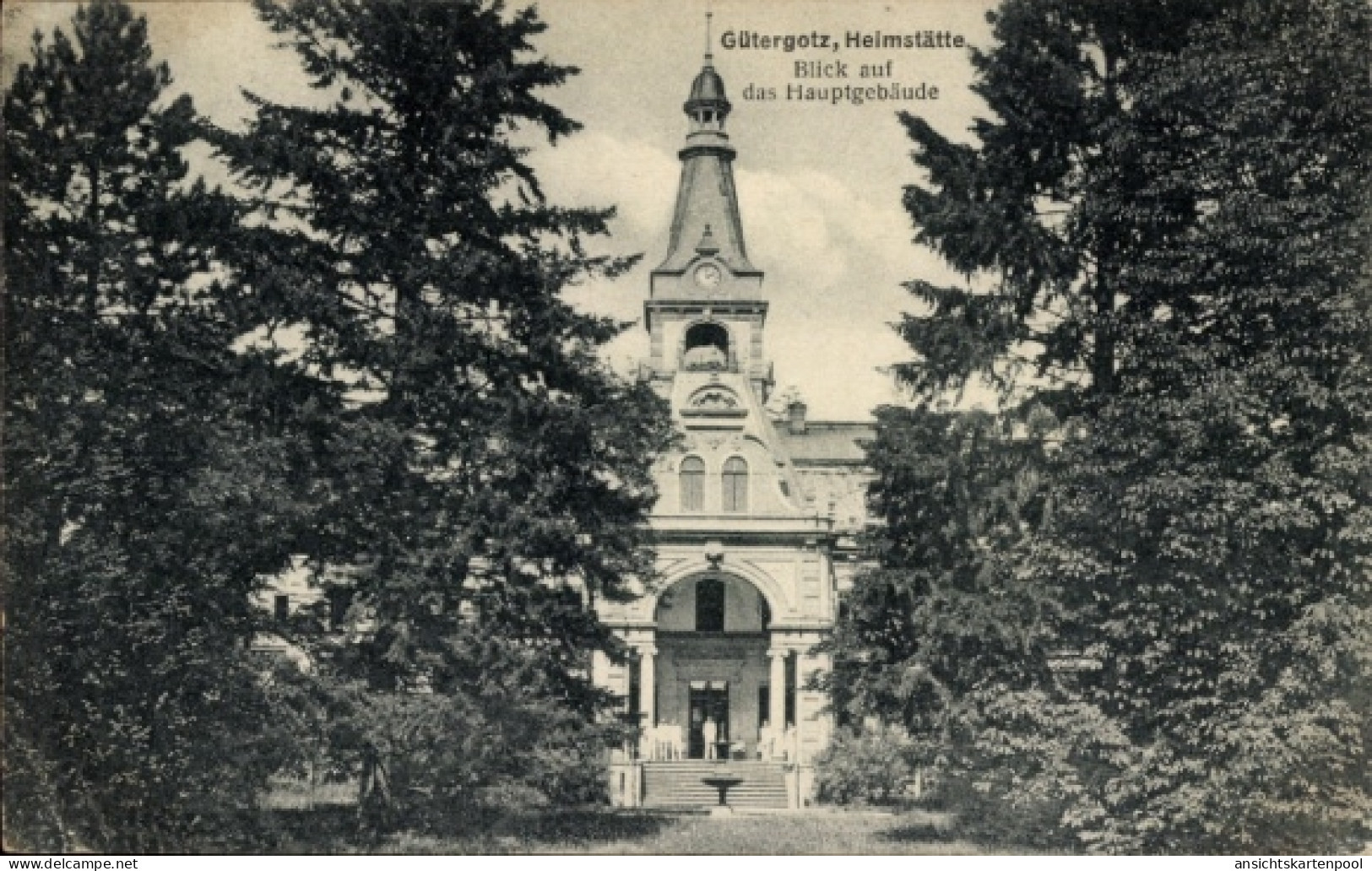 CPA Gütergotz Stahnsdorf Brandenburg, Heimstätte, Hauptgebäude