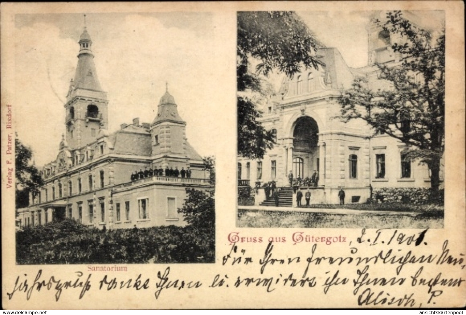 CPA Gütergotz Stahnsdorf Brandenburg, Sanatorium