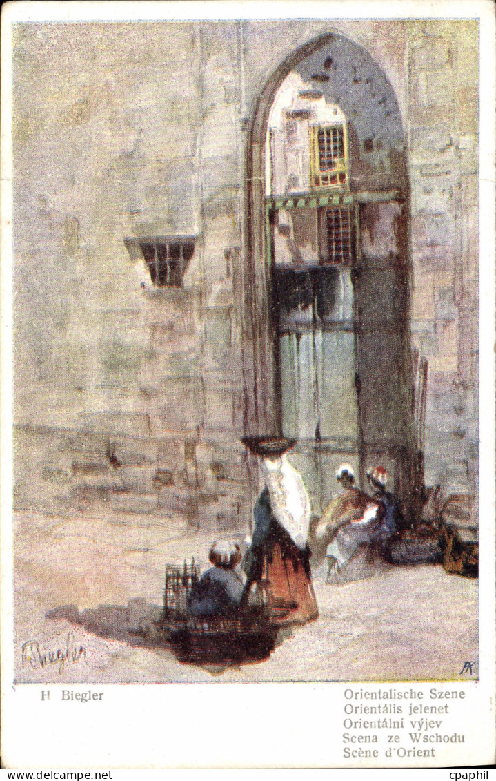 CPA H Biegler Orientalische Szene