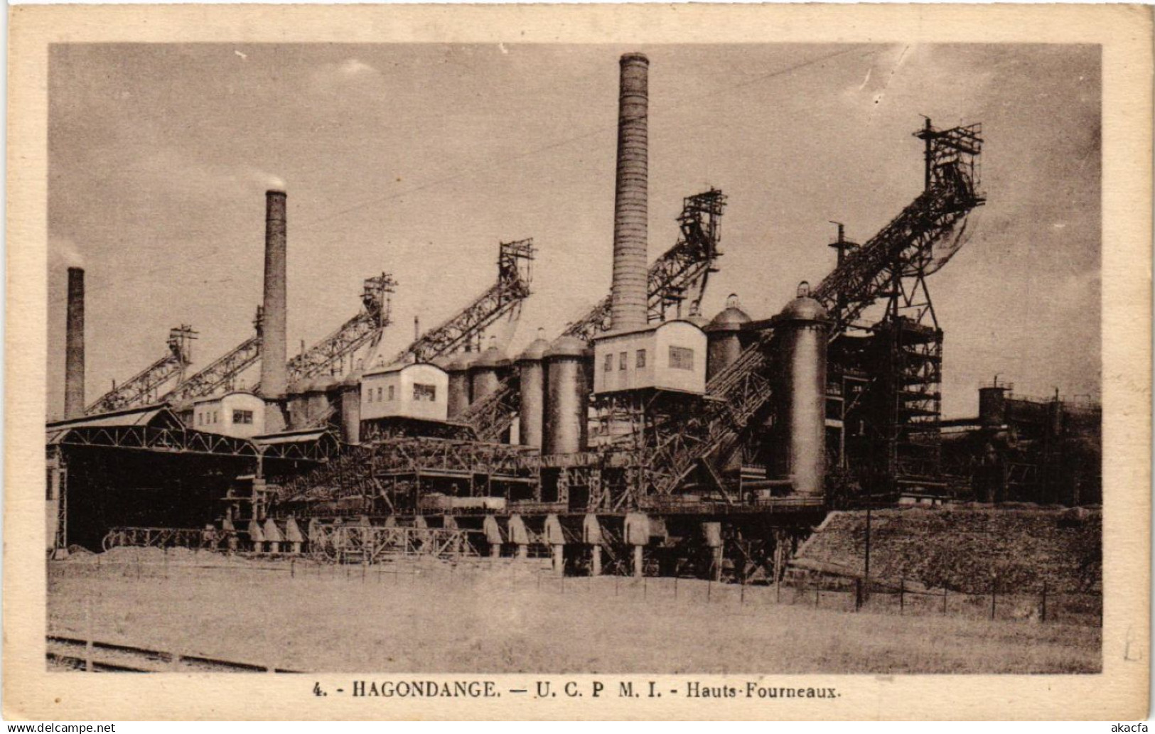 CPA HAGONDANGE - U.C.P M.I. - Haute Fourneaux (651104)