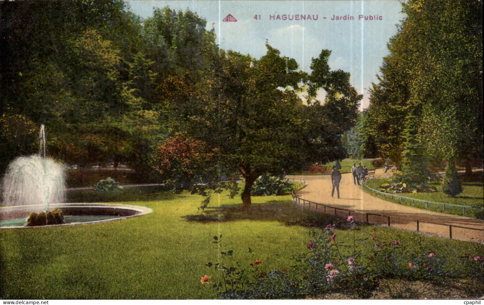 CPA Haguenau Jardin Public