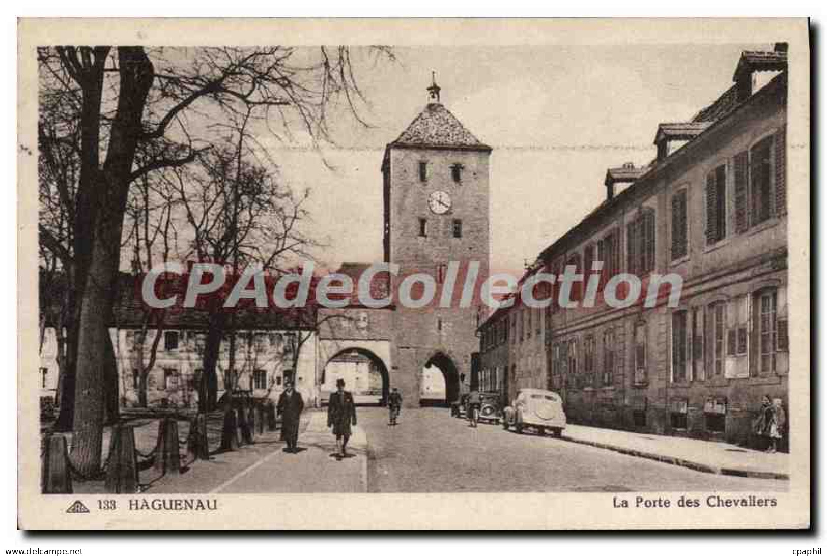 CPA Haguenau La Porte Des Chevaliers