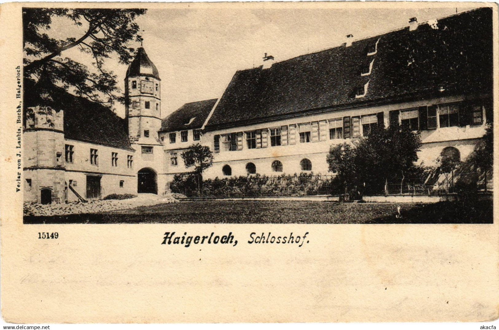 CPA Haigerloch Schlosshof GERMANY (803937)
