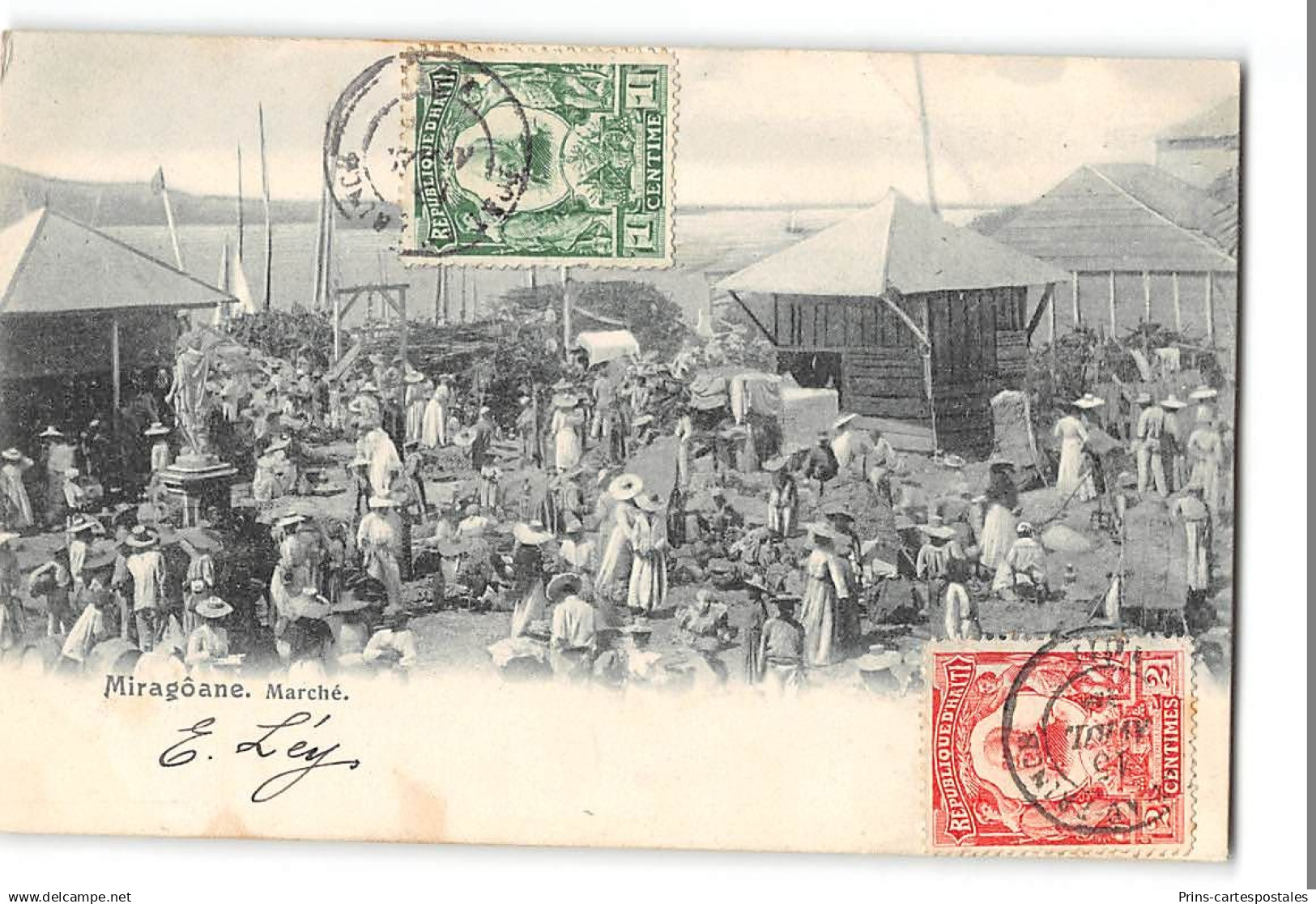 CPA Haïti Miragoane Marché