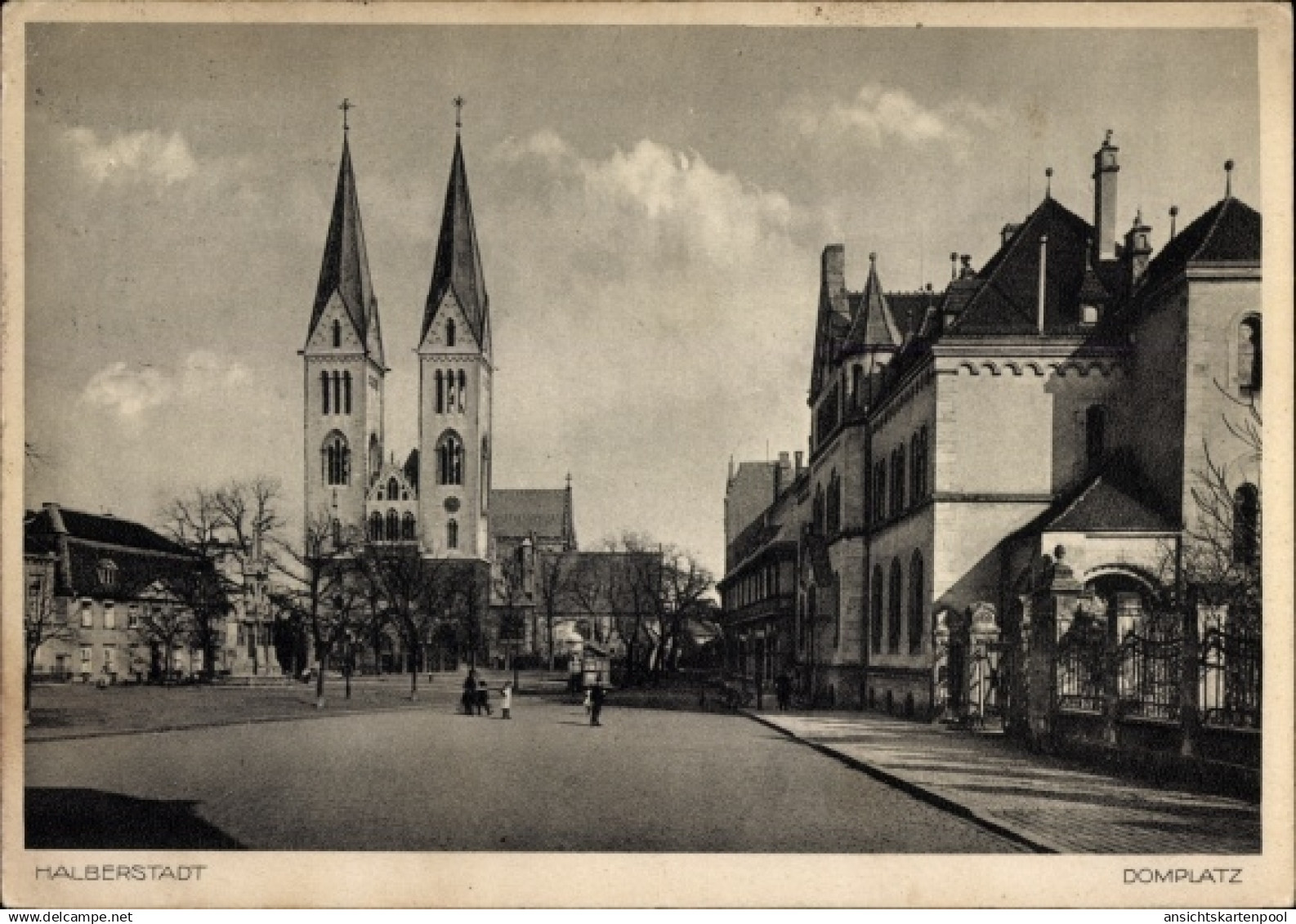 CPA Halberstadt in Saxe Anhalt, Domplatz