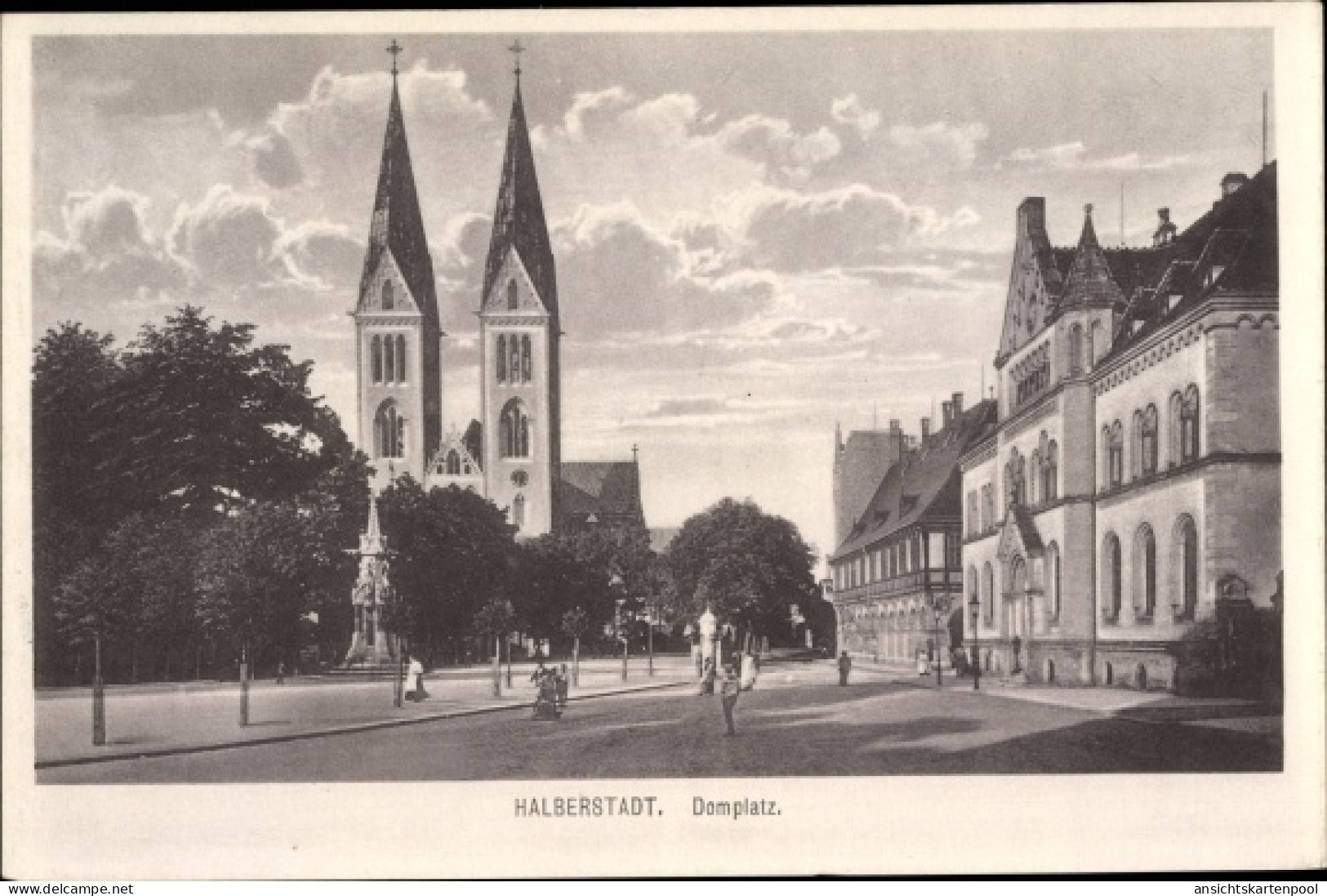 CPA Halberstadt Saxe Anhalt, Domplatz