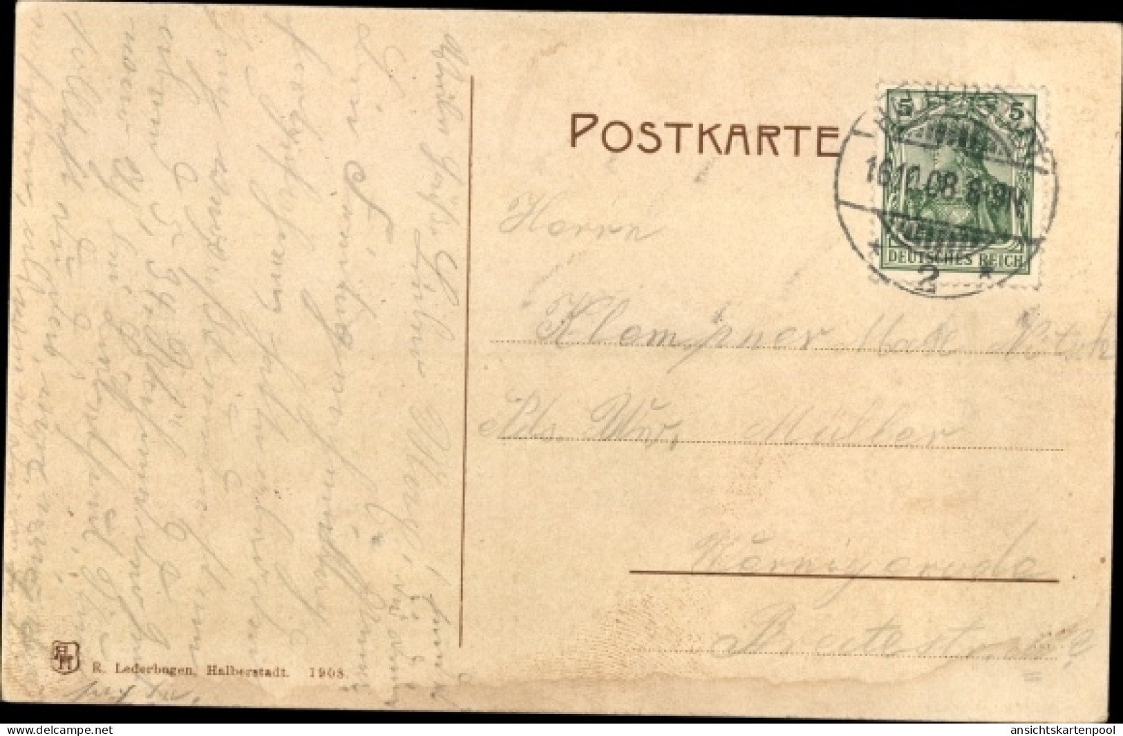 CPA Halberstadt Saxe Anhalt, Panorama