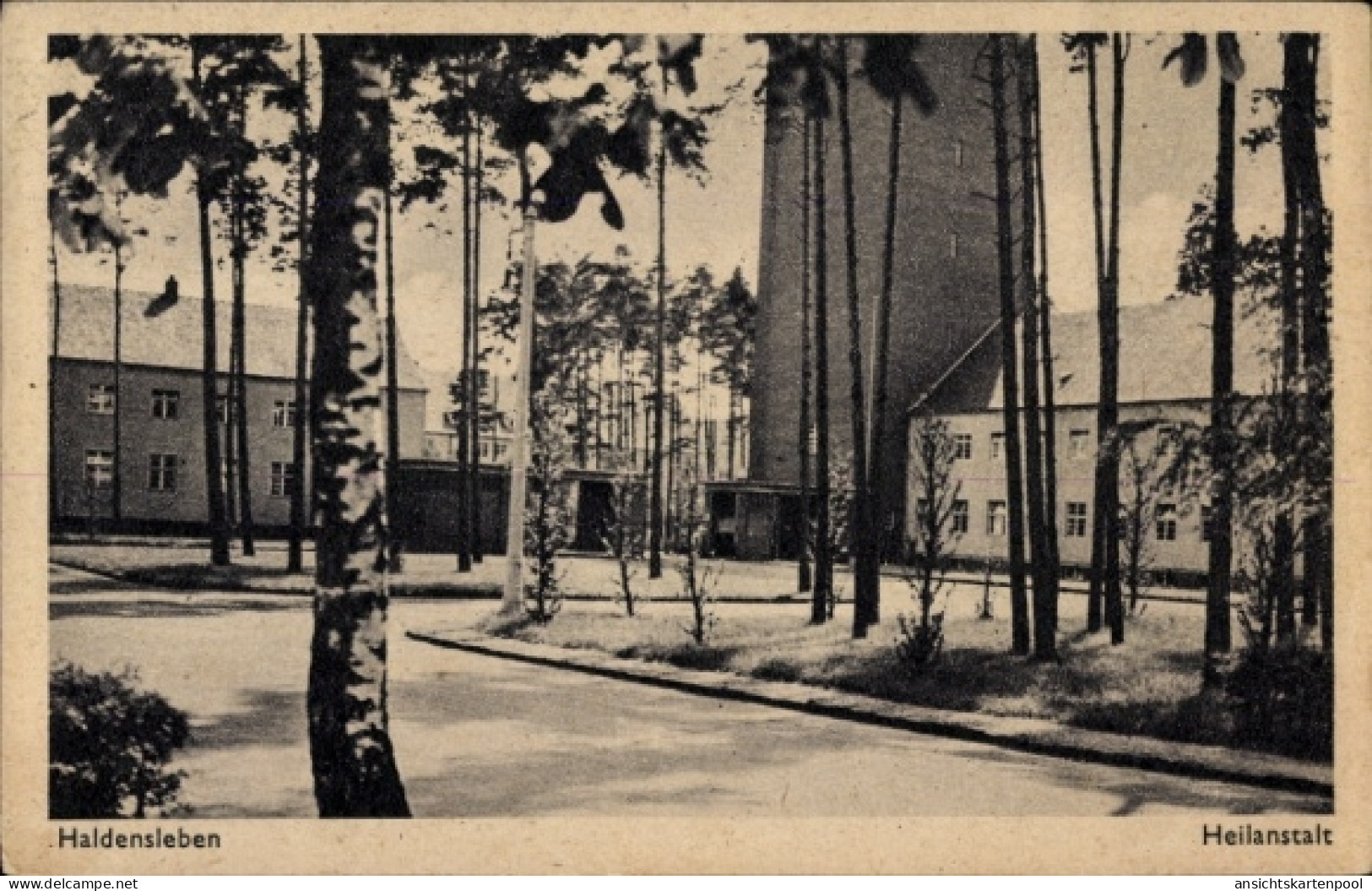 CPA Haldensleben Saxe Anhalt, Heilanstalt