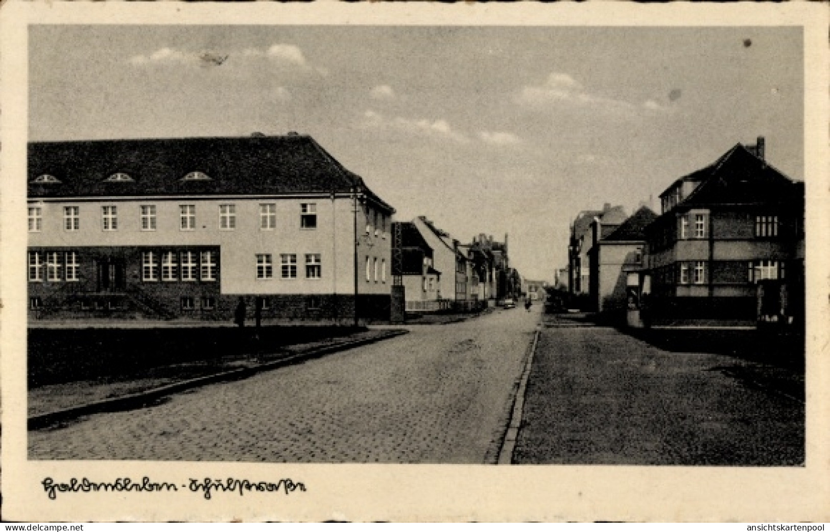 CPA Haldensleben Saxe Anhalt, Schulstraße