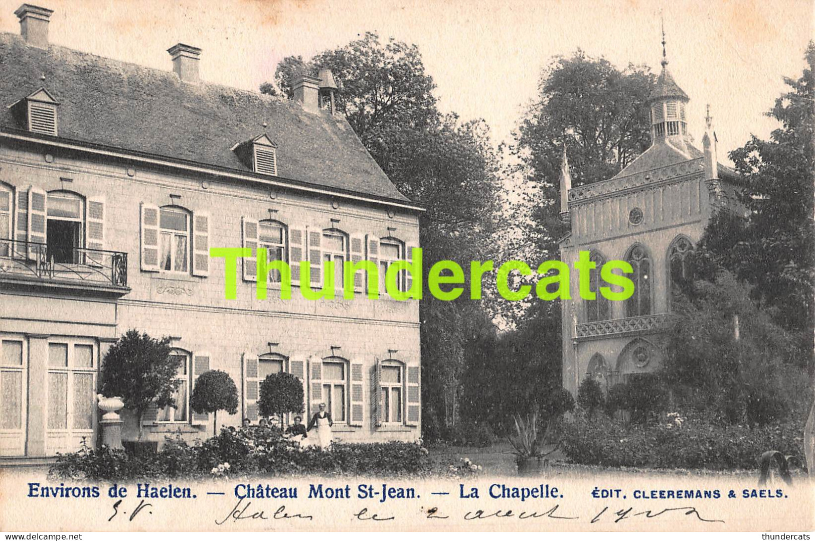 CPA HALEN ENVIRONS DE HAELEN CHATEAU DE MONT ST JEAN LA CHAPELLE