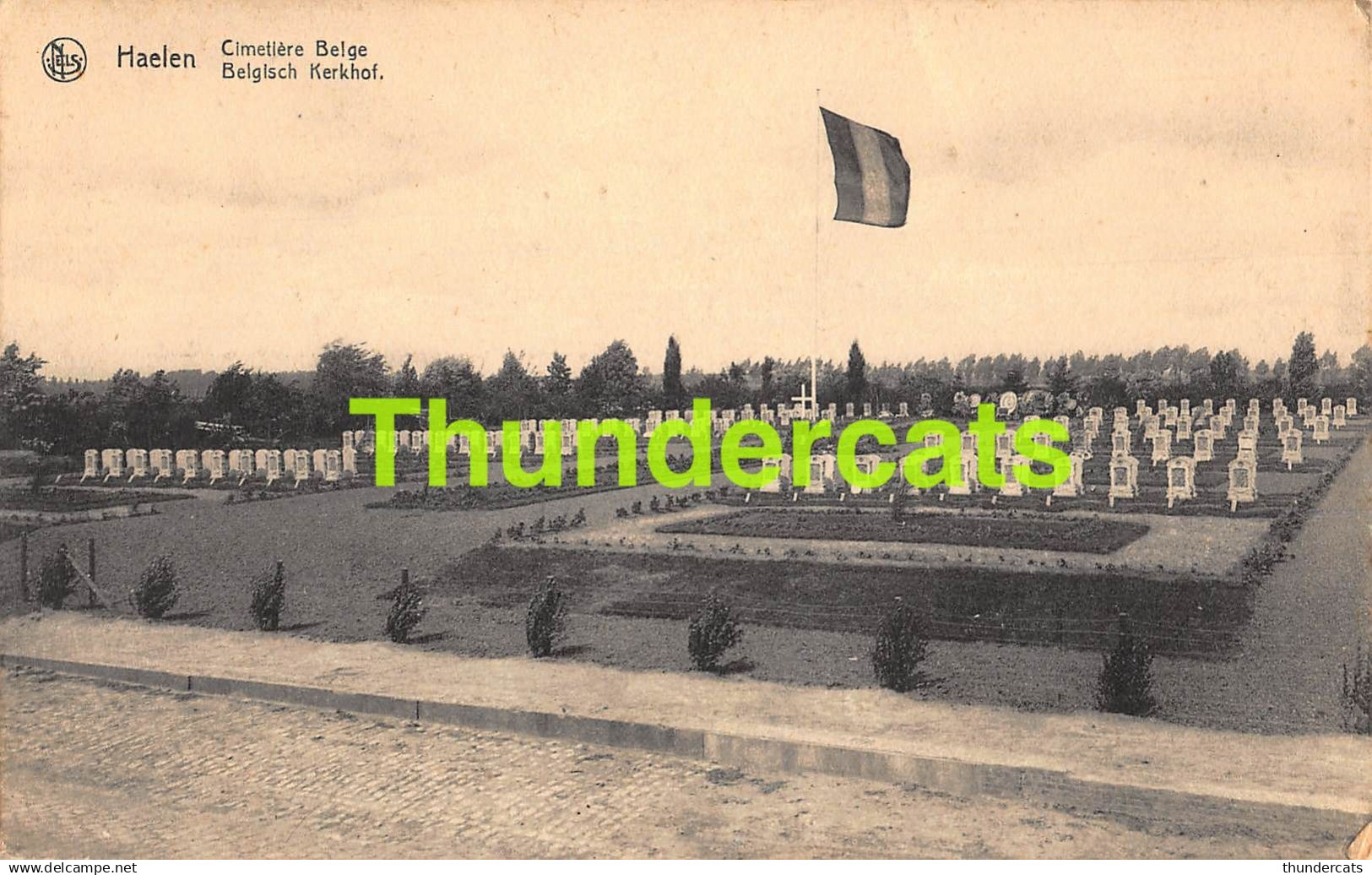 CPA HALEN HAELEN CIMETIERE BELGE