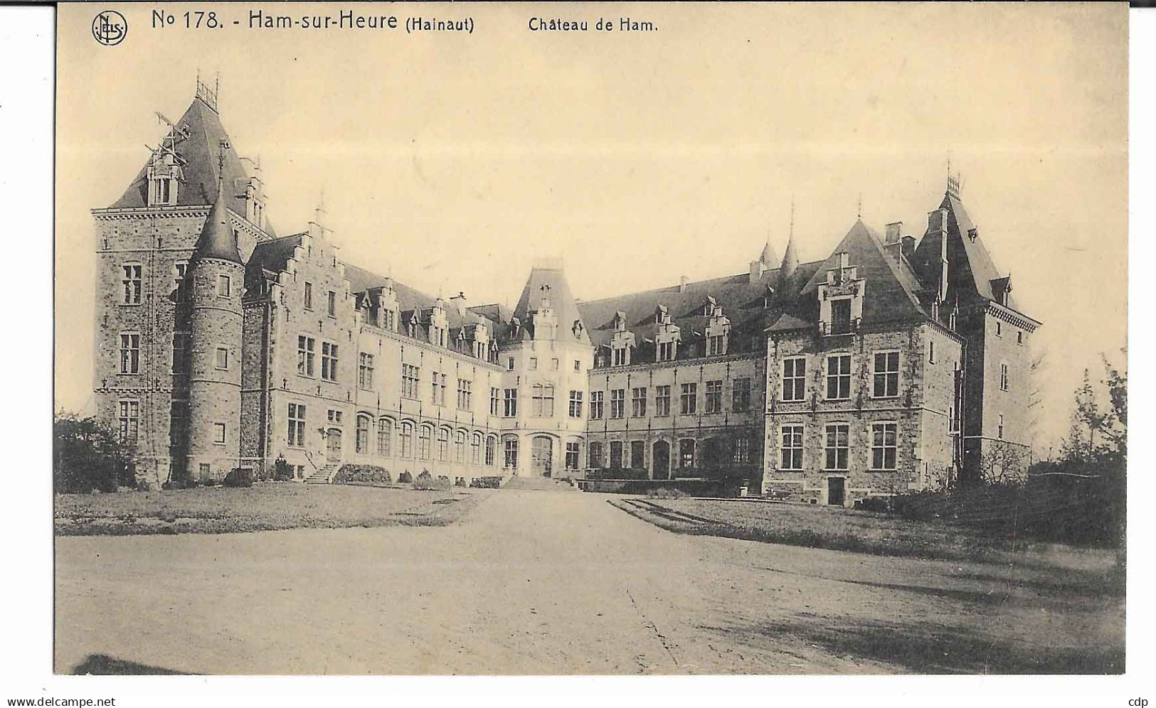 cpa ham/heure  chateau
