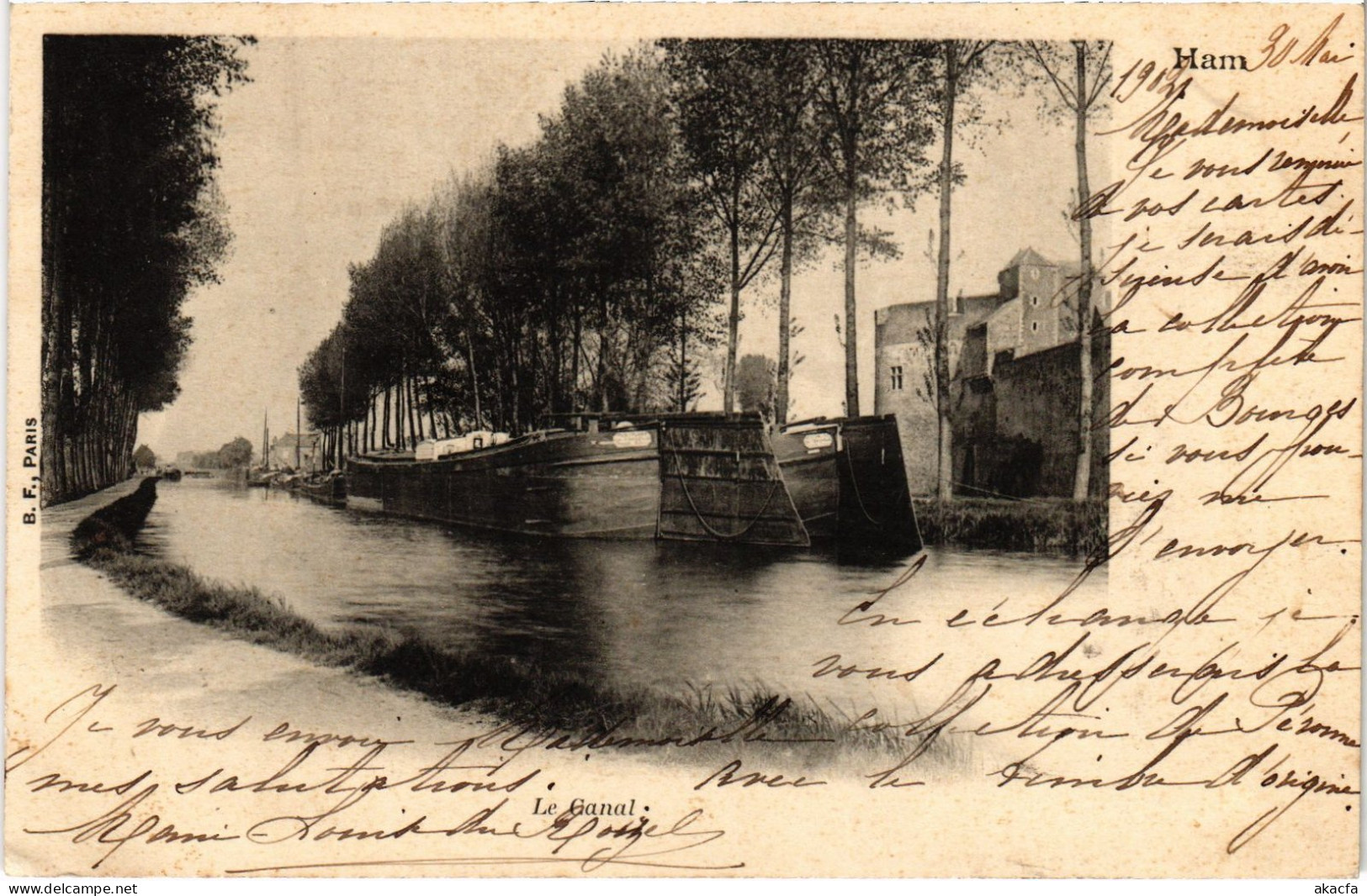 CPA Ham le Canal (1499237)