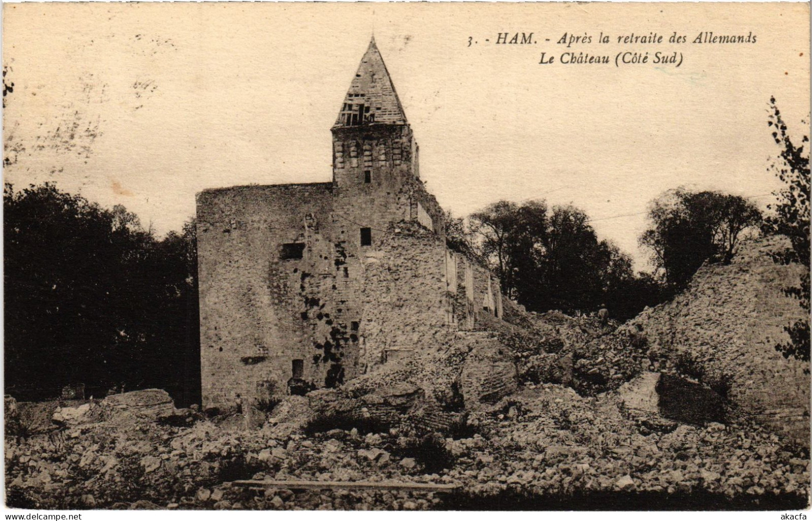 CPA Ham le chateau (1499212)