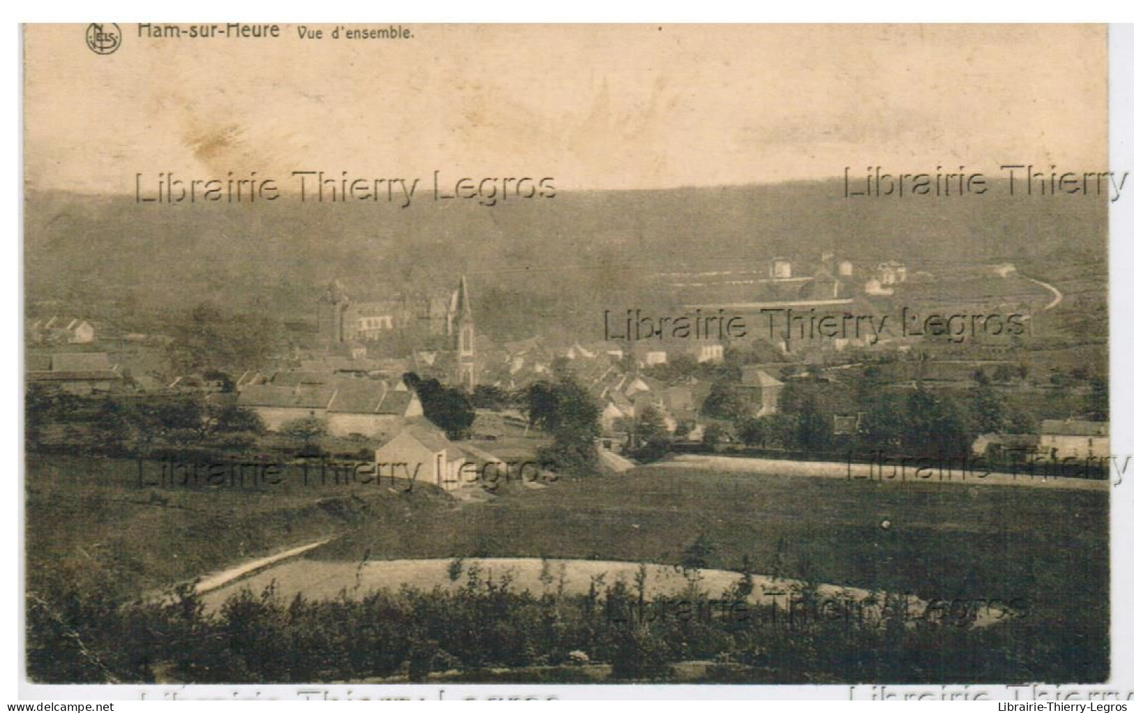 CPA  Ham - sur - Heure vue d'ensemble