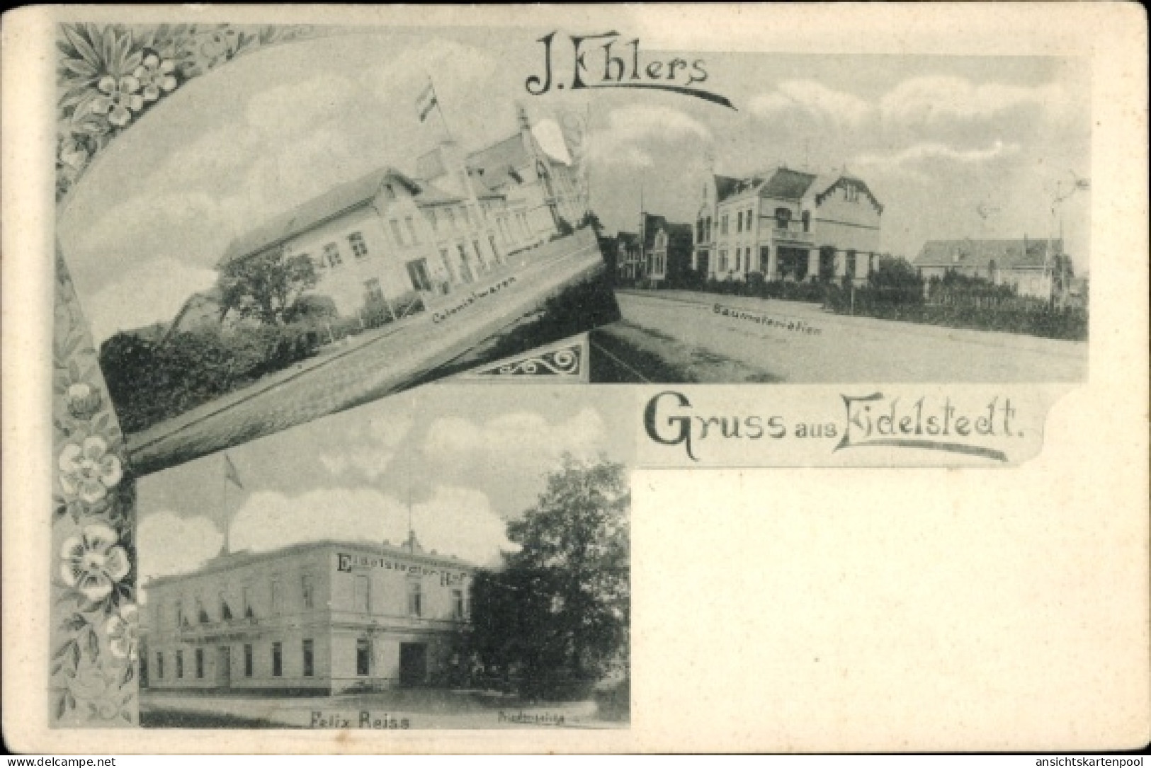 CPA Hamburg Eimsbüttel Eidelstedt, Eidelstedter Hof, Kolonialwarenhandlung