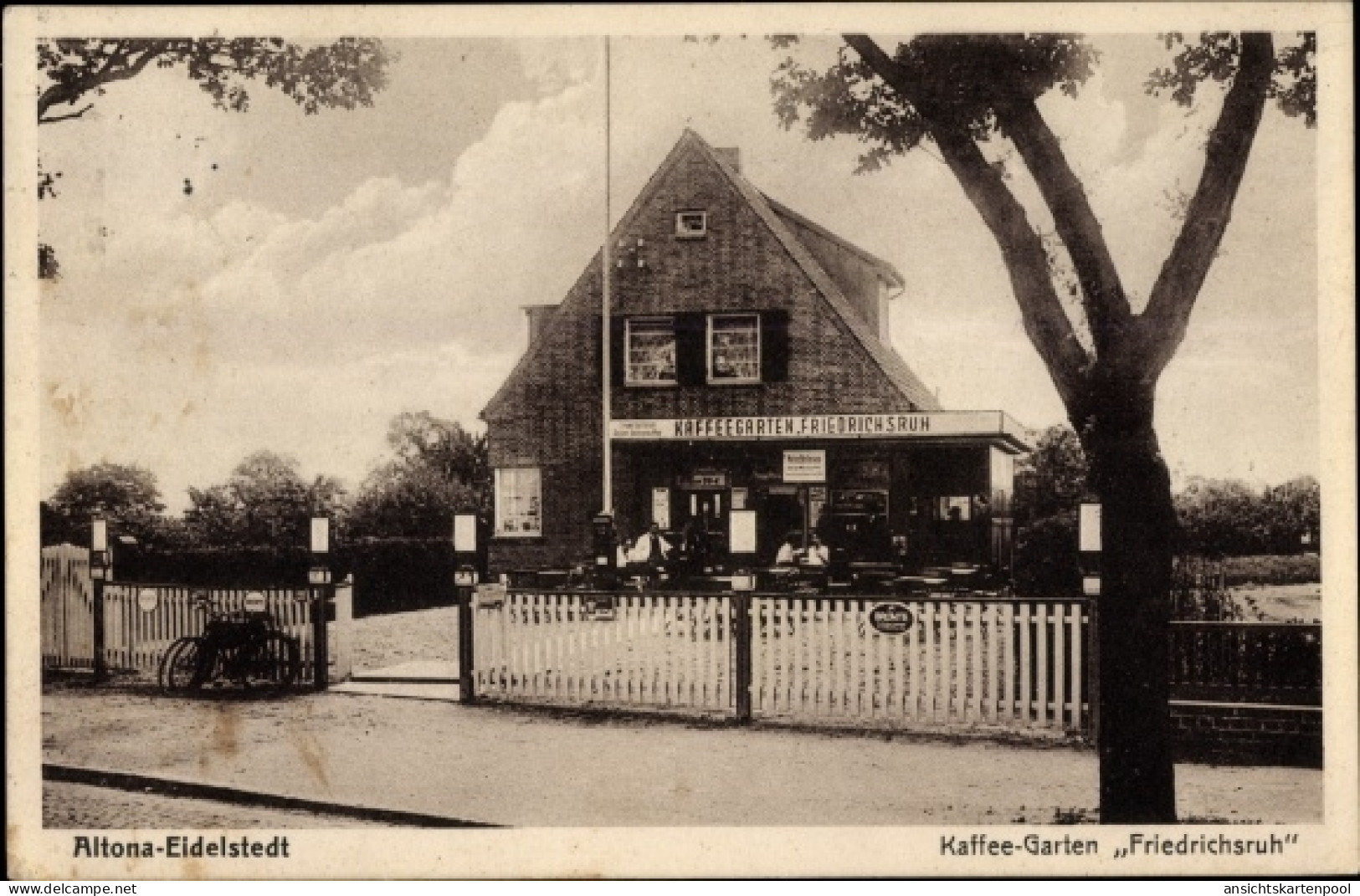 CPA Hamburg Eimsbüttel Eidelstedt, Kaffeegarten Friedrichsruh, Pinneberger Chaussee 31