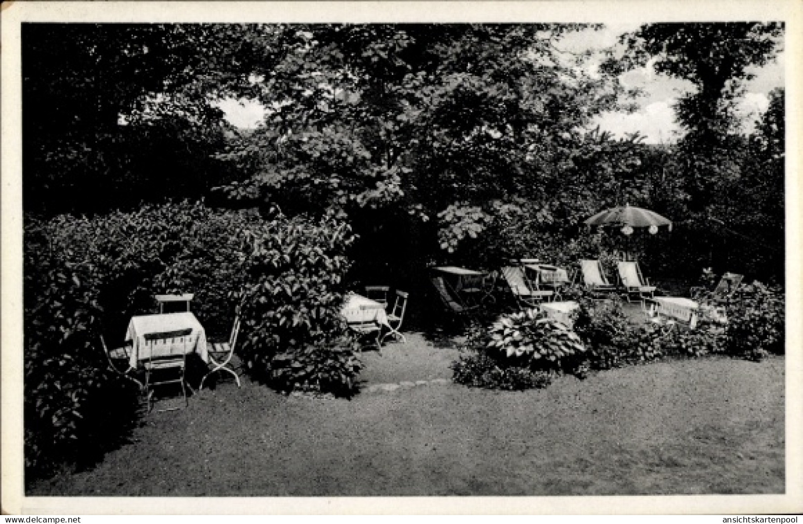 CPA Hamburg Eimsbüttel Lokstedt, Alwin Münster's Gasthof, Garten