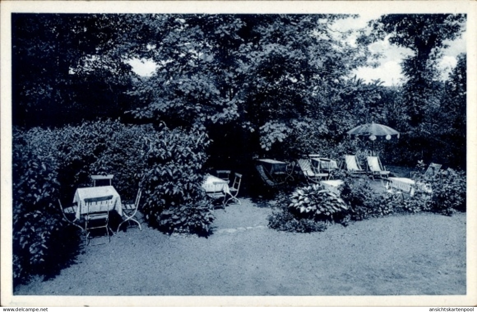 CPA Hamburg Eimsbüttel Lokstedt, Alwin Münster's Gasthof, Gartenpartie