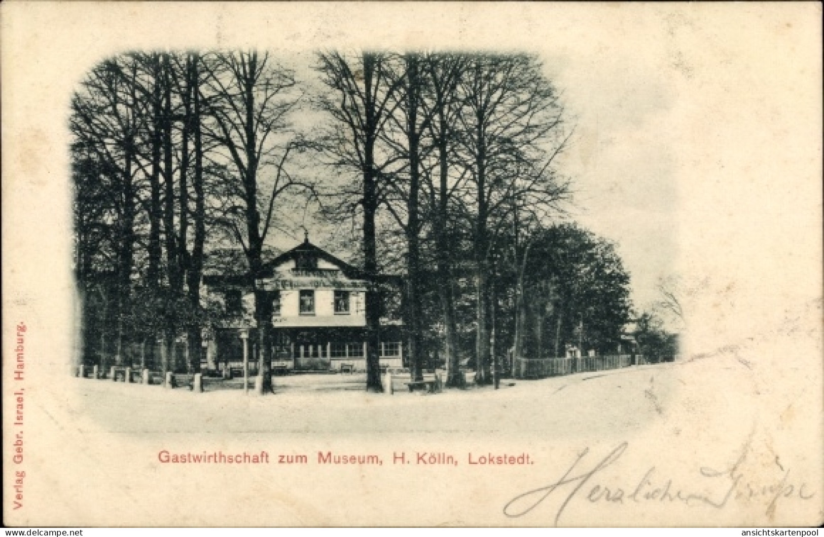 CPA Hamburg Eimsbüttel Lokstedt, Gastwirtschaft Zum Museum