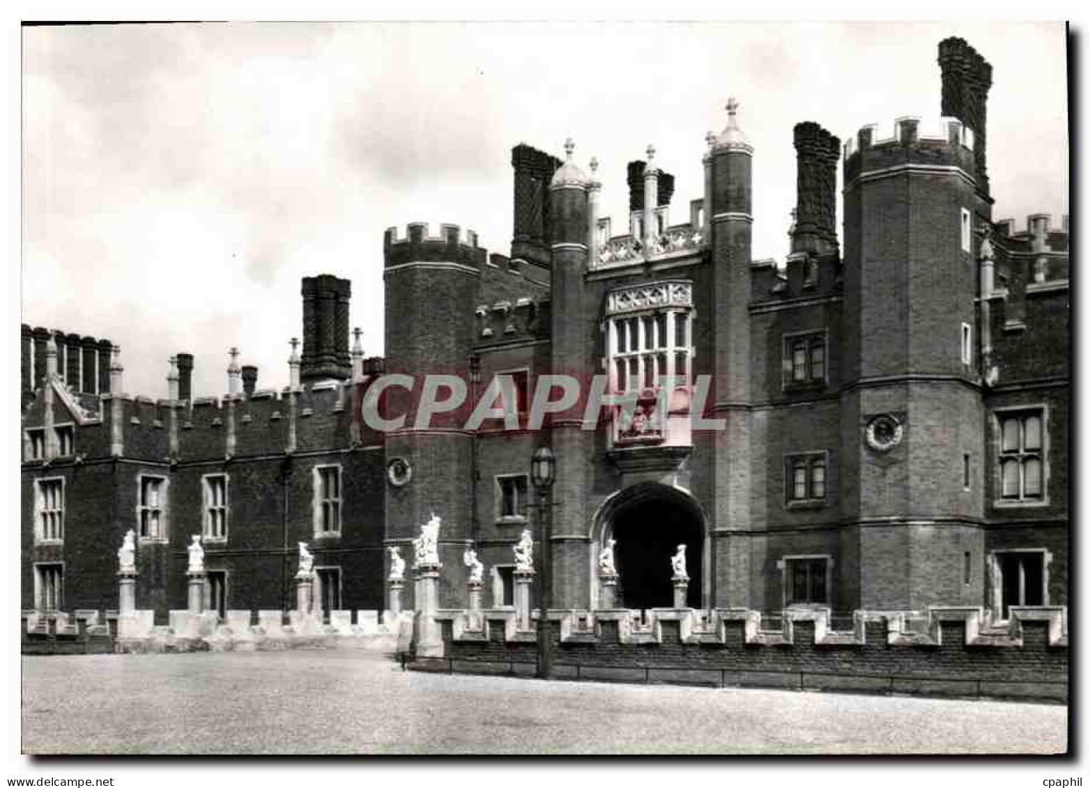 CPA Hampton Court Place Middlesex The great gatehouse and the bridge