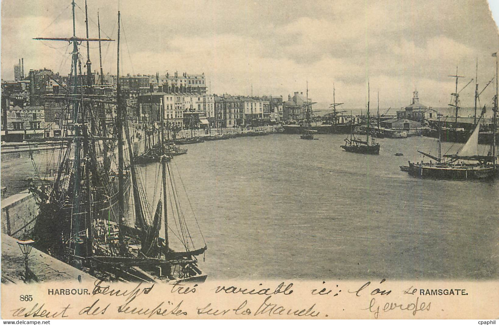 CPA Harbour Ramsgate Bateaux
