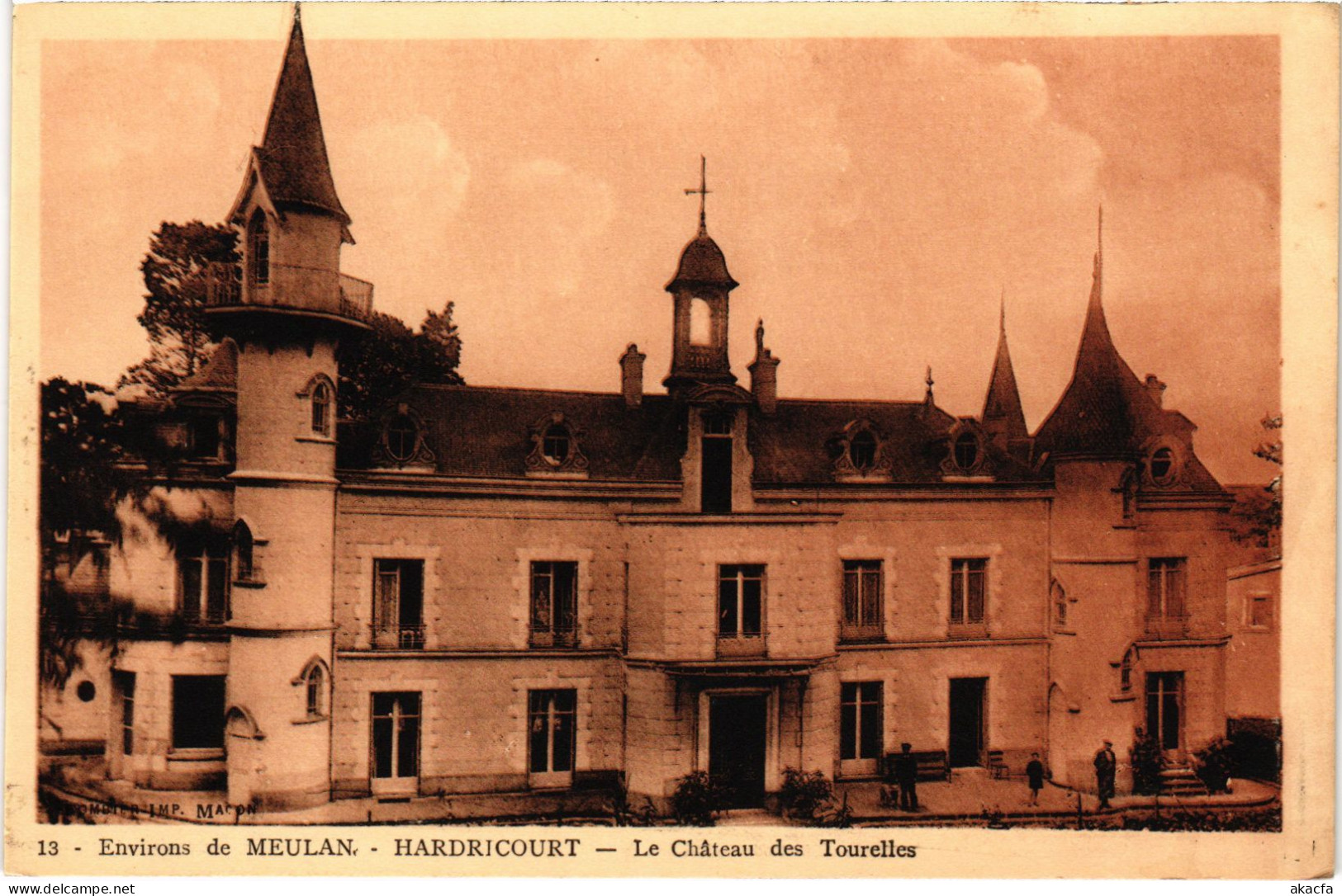 CPA HARDRICOURT Chateau des Tourelles (1386256)
