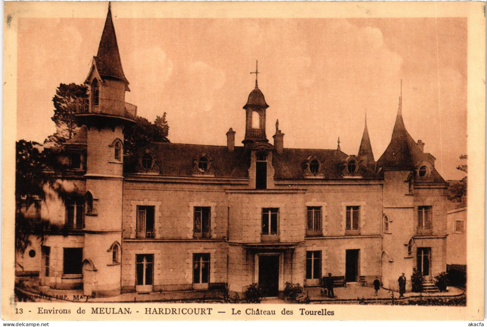 CPA HARDRICOURT Chateau des Tourelles (1411899)