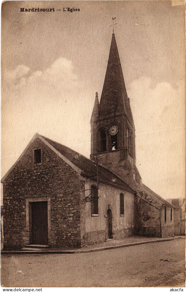 CPA HARDRICOURT Eglise (1411890)