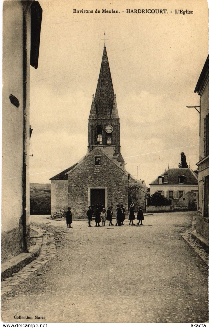 CPA HARDRICOURT Eglise (1411891)
