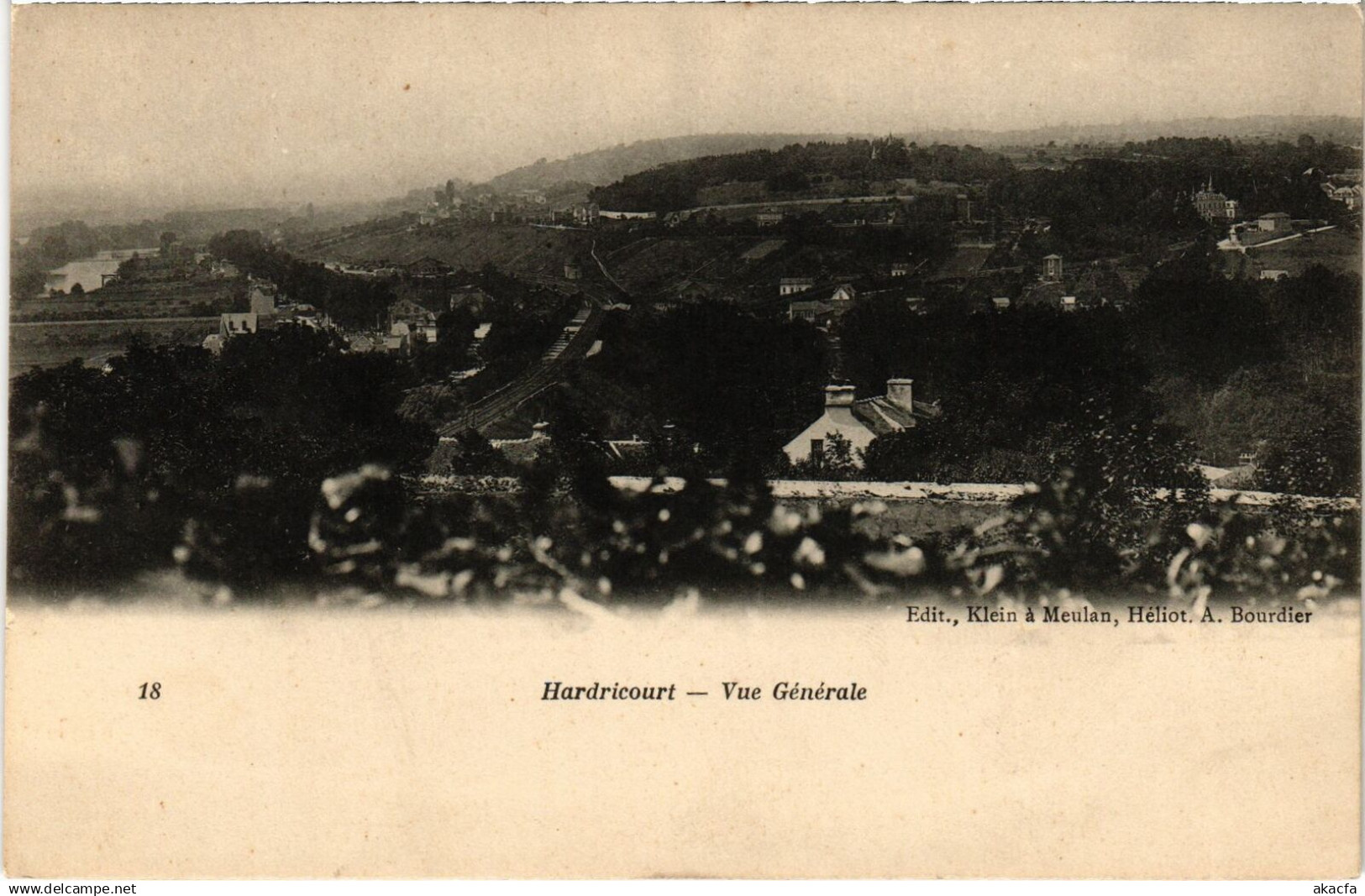 CPA HARDRICOURT Vue Generale (1385169)