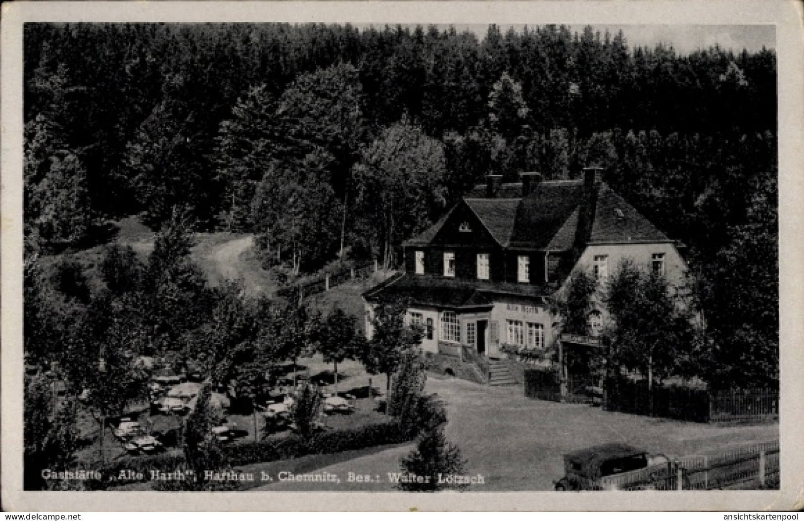 CPA Hartau Chemnitz in Sachsen, Gaststätte Alte Harth