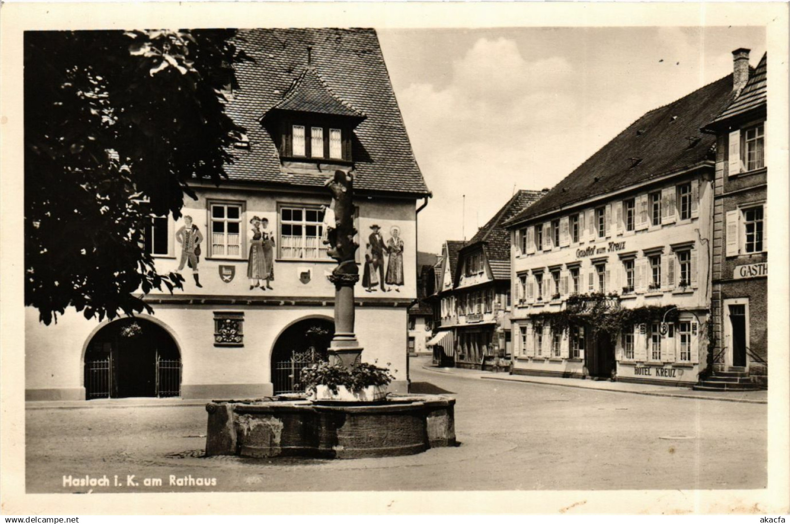CPA Haslach am Rathaus GERMANY (933747)