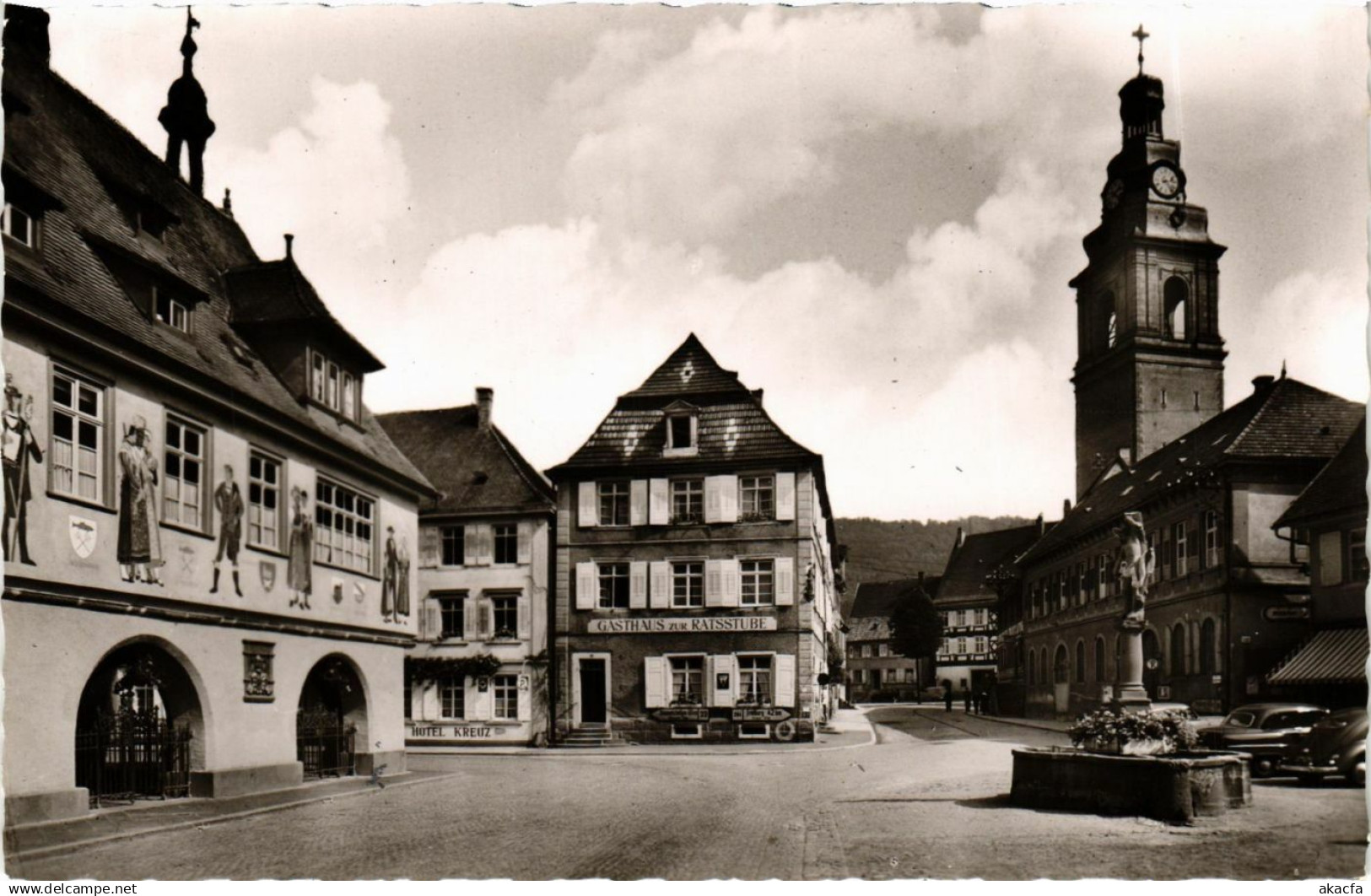 CPA Haslach Beim Rathaus GERMANY (933752)