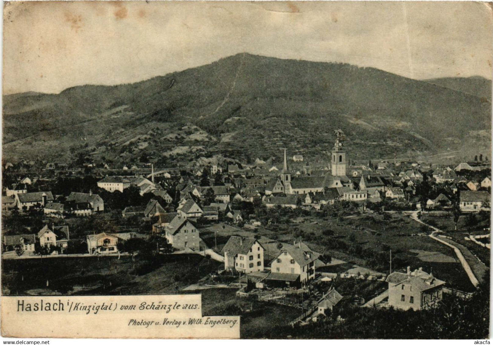 CPA Haslach vom Schanzle aus GERMANY (933804)