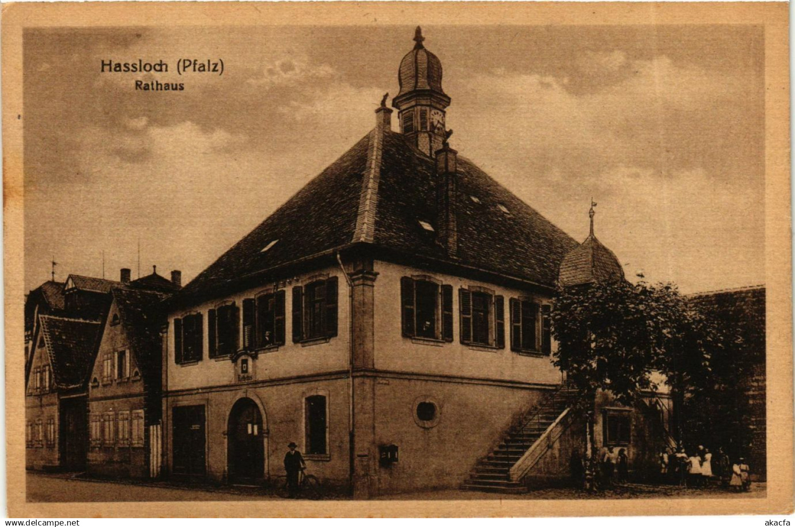 CPA Hassloch Rathaus GERMANY (898746)