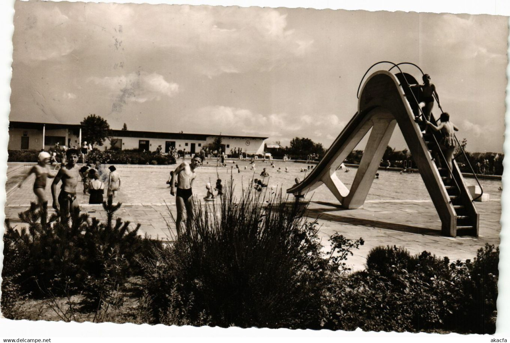 CPA Hassloch Schwimmbad GERMANY (898759)