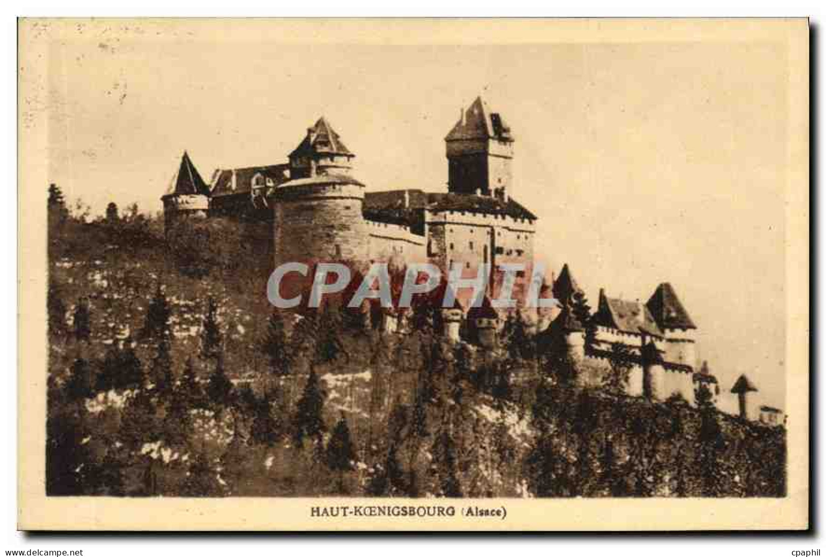 CPA Haut Koenigsbourg Alsace