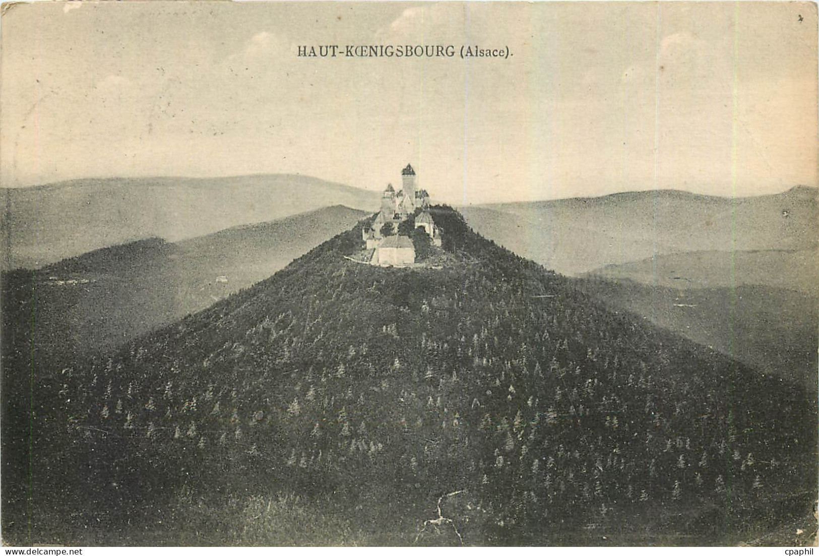 CPA Haut Koenigsbourg Alsace